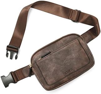 CLUCI Belt Bag for Women, Mini Everywhere Crossbody Waist Bag Adjustable Strap, Vegan Leather Women's Fanny Pack