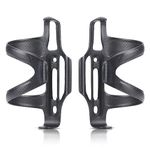 HUALONG Carbon Fiber Bicycle Bike Side Load Water Bottle Cage Holder Water Bottle Cages for Road Bikes MTB Mountain Cycling Bike Cup Holder Black Matte, 2 Pack