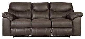 Signature Design by Ashley 3380387 Boxberg Power Reclining Sofa, Teak