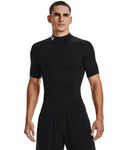 Under Armour Men's UA HG Armour Comp Mock SS Shirt Black