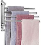 Bathroom Towel Rack JSVER 4 Arms Sw