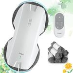 FMART T8PRO Window Cleaning Robot - 3800PA, AI Intelligent Path Planning, Edge Detection, Automatic Cleaner for High Rise Windows, Ceilings, Tiles - Remote Control Robotic Vacuum