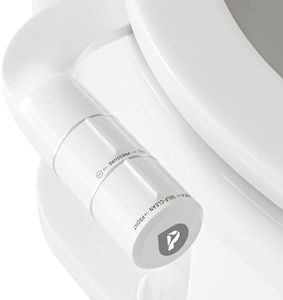Pure for Men Bidet Toilet Seat Attachment for Home | Dual Self-Cleaning Nozzle (Frontal & Rear Back), Non-Electric Sprayer, Adjustable Water Pressure & Easy to Use | Sleek & Minimalist Design (White)