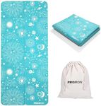 PROIRON Travel Yoga Mat Foldable 2mm Folding Exercise Mat Non Slip Yoga Matt for Women Gym Home, Pilates, Workout, Fitness, Stretching, Gymnastics, Lightweight Thin Small Portable Excercise Mat