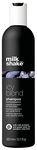 milk_shake® | icy blond shampoo | Specific Shampoo for Blond or Bleached Hair | 300 ml | Anti-yellow Shampoo with Black Pigment