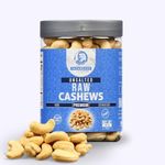 HASANZADE Cashews Raw Unsalted High Protein Healthy Snacks for Adults and Kids Gluten Free Vegan and Organic High Fiber Nuts in a Resealable Jar (16 Oz)