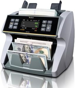 KOLIBRI KBR-1500 V2 Business-Grade Money Counter | Bill Counter, Sorter, Reader with Counterfeit Detection | Mixed Value Money Counting Machine | US Tech Support