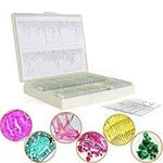 BIOLOGICAL HUB - BIOLOGY MICROSCOPE PREPARED PERMANENT BOTANY,ZOOLOGY,HISTOLOGY,MICROBIOLOGY SLIDES (SET OF 100 SLIDES)