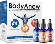 MediNatura BodyAnew Oral Drops 3 Step Homeopathic Cleanse - Whole Body Support for Women & Men - 150 ml Drops