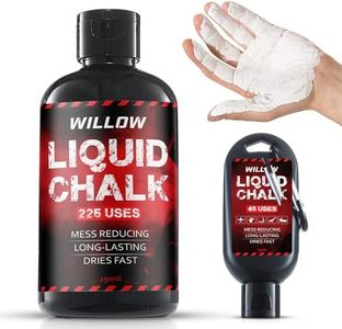Willow ® Magnesio Líquido 250ML + 50ML | Magnesio Escalada | Tiza Líquida | Agarre Crossfit | Liquid Chalk | Calistenia Gym Halterofilia Padel Manos
