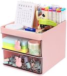 Meiikun Desk Organizer with 2 Drawe