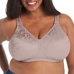 Playtex Women's 18 Hour Ultimate Lift and Support Wire Free Bra, Warm Steel,42C