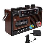 CD and Cassette Player Combo with Remote Control, for Family