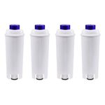 Rediboom 4 Pack Coffee Machine Water Filter Compatible with DeLonghi DLSC002, Fit for De'Longhi ECAM, ETAM, EC680, EC800