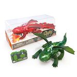 HEXBUG Remote Control Dragon - Rechargeable Toy for Kids - Adjustable Robotic Dinosaur Figure - Colors May Vary