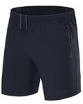 TCA Men's Elite Tech Lightweight Running or Gym Training Shorts with Zip Pockets - Night Sky, XL