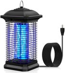 AMUFER Bug Zapper for Outdoor & Indoor, Upgraded 18w Exclusive Blue Violet Lamp, 100% Improvement in Mosquito Control Effect, Lasts for Years, Covers 1/2 Acre, Fly Zapper for Patio, Backyard, Home