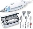 Beurer MP62 Electric Nail Drill, Manicure and Pedicure Set, 10 High-Quality Attachments, For Natural, Acrylic and Gel Nails, 2000-5400rpm, Storage Bag