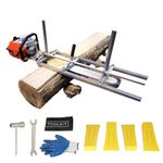 Portable Chainsaw Mill 36 Inchs, Sawmill Fit 14" - 36" Chainsaw Guide Bar