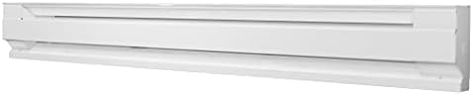 Cadet Manufacturing 09956 240-Volt White Baseboard Hardwire Electric Zone Heater, 1500-Watt, 72-Inch