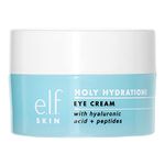 e.l.f. SKIN Holy Hydration! Eye Cream, Infused with Hyaluronic Acid & Peptides, Minimizes Dark Circles, 0.53 Oz (15g)