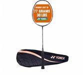 YONEX Nanoray Light 18i Graphite Badminton Racquet (Graphite, G4 - 77g, 30 lbs Tension)