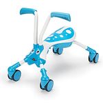 Scramblebug 4-Wheel Balance Bike Trike For 1-3 Year Old Kids, Fold and Go, Tide, Foot-to-Floor Ride-On That Develops Your Toddler’s Balance and Motor Skills, 360 Wheels for No Surface Scratches