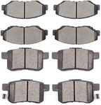 SCITOO Ceramic Brake Pads, 8pcs Fro