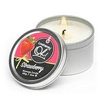 Lovehoney Oh! Strawberry Kissable Massage Candle with 6 Essential Oils - Vegetarian Friendly - 60 g