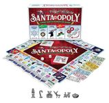 Santa-Opoly Board Game – A Merry Property Trading Game to Celebrate The Season – for 2 to 6 Players Ages 8 and up