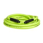 Flexzilla HFZ1225YW3 Air Hose, MNPT Fittings, 1/2" (inches) x 25' (feet) with 3/8" Ends