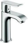 hansgrohe Metris Modern Upgrade Easy Install 1-Handle 1 6-inch Tall Bathroom Sink Faucet in Chrome, 31088001