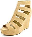 BCBGeneration Women Torrez Tan Wedge Sandals 8 M US