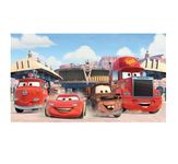 RoomMates Disney Cars Friends to the Finish XL Chair Rail Prepasted Mural, 6-Feet x 10.5-Feet, Ultra-Strippable