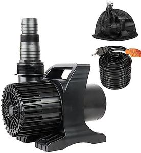OYO WATER Pond Pump Waterfall Pumps Submersible Outdoor Water Fountain Pump with Barrier Pump Bag 32.8FT POWER CORD (13800GPH)