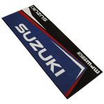 MPW Race Dept Non-slip Garage Workshop Mat Suzuki 200x75cm - Blue