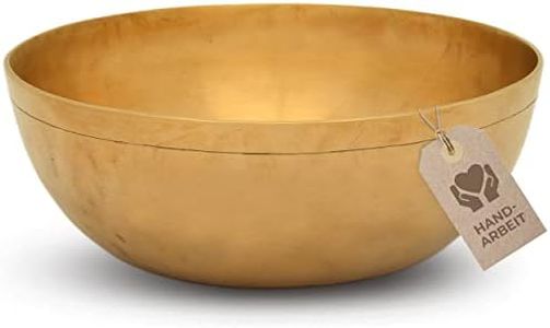 Tibetische Klangschale - Universalschale Ø 21,5 cm, 950 Gramm, Breites Klangspektrum für wirkungsvolle Klangmassage & Klangtherapie