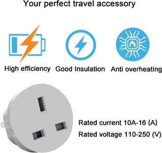 UK to USA Travel Adapter – Universal Plug Converter