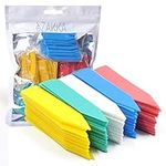 eZAKKA Plant Labels, 500pcs Plastic Plant Tags Markers Waterproof Garden Labels Markers Tags Seedling Labels for Indoor Outdoor, Multi-Color (1x5cm)