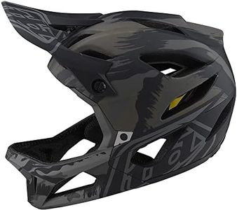 Troy Lee Designs Stage MIPS Brush Camo Full-Face Bicycle Helmet. Max Ventilation Lightweight EPP EPS Racing Downhill DH BMX MTB - Adult Men Women Unisex (Military, MD/LG)