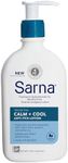 Sarna Calm + Cool Anti-Itch Lotion, Soothe and Relieve Pain and Itch from Insect Bites, Sunburn, & Poison Ivy, Contains 1% Pramoxine Hydrochloride, 0.5% Menthol, Vegan, Steroid-Free, 7.5oz