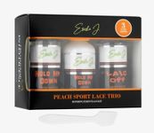 Ericka J. Peach Lace Application System Trio Kit – Skin Guard, Hold Me Down Adhesive & Laid Off Adhesive Remover – Complete Wig Installation Solution, Waterproof & Sweat Resistant