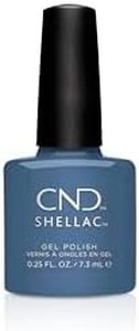 CND Shellac Colour Coat Gel Nail Polish 7 ml, Denim Patch, 7 ml