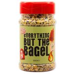 Smoky Everything But The Bagel Seasoning Jumbo 180g Shaker. All Purpose Finishing Seasoning for Meat and Vegetables. Gourmet Everything Bagel Seasoning by The GOAT Seasoning Blends UK.