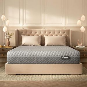 Wakefit Shapesense Orthopedic Plus Luxury Mattress 8-Inch Diwan Size Mattress (75X48X8 Inches, Medium Soft, Space Grey) - Hr Foam