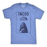 Crazy Dog T-shirts Mens Tacos Shark