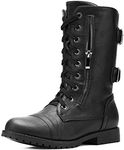 DREAM PAIRS Women's Terran Black Mi