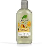 Dr Organic Calendula Shampoo, Fragrance Free, Sensitive Skin, Natural, Vegan, Cruelty-Free, Paraben & SLS-Free, Recyclable & Recycled Ocean Bound Plastic, Certified Organic, 265ml, Packaging may vary