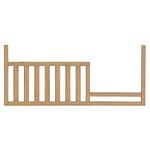 Soho Baby Everlee Crib to Toddler Bed Guard Rail Conversion Kit, Honey Wood