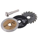 Rangwell NX 8Mm Hss Wood Circular Saw Blade Cutting Blade Rotary 1 Mandrel (3 Pcs, Suitable for Cutting)